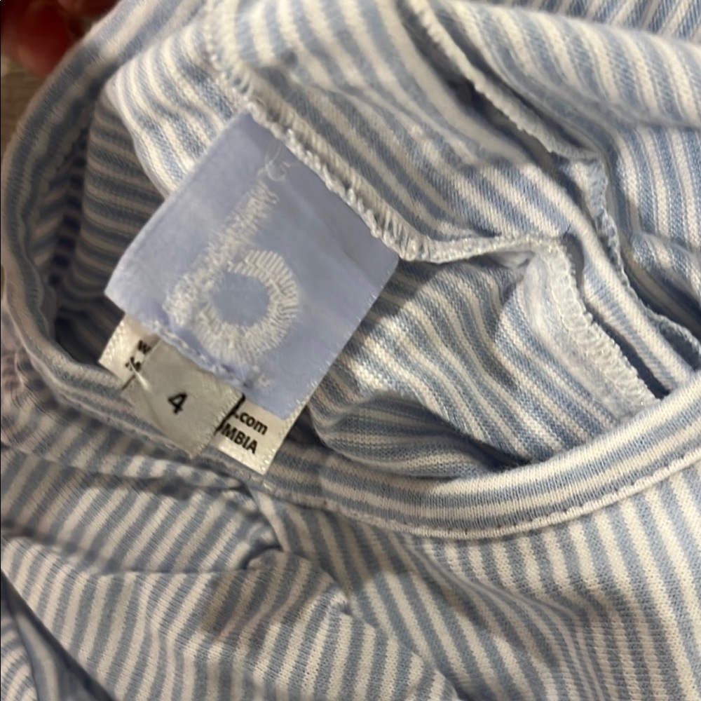 Striped Ruffle Kids Top - Picture 3 of 4